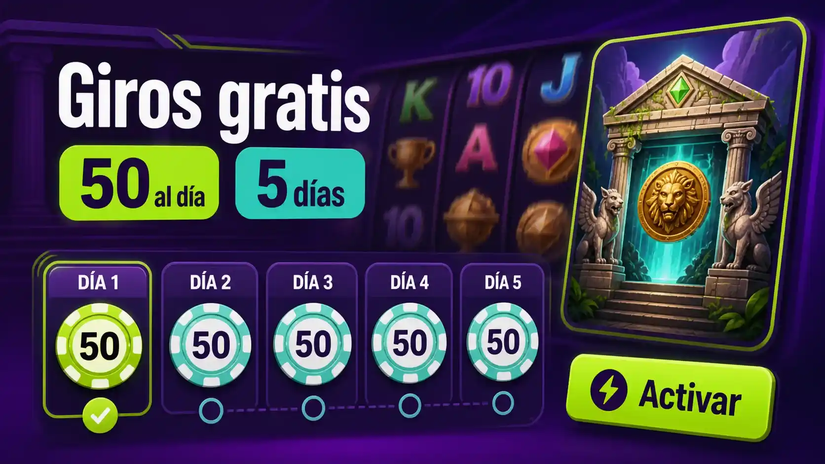 Giros gratis del bono de Spinmama repartidos en tandas diarias