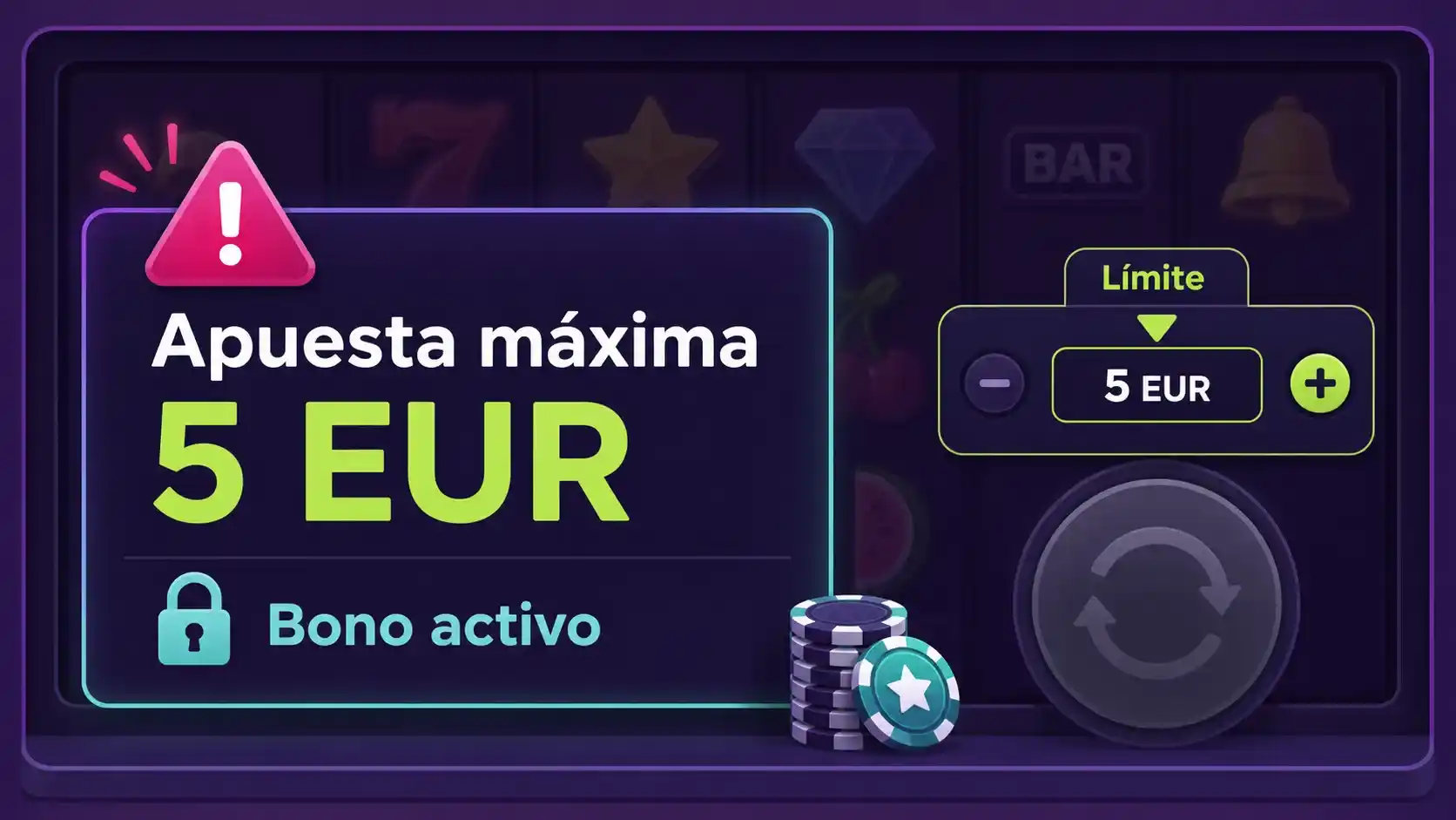 Límite de apuesta de Spinmama mientras el bono de bienvenida está activo