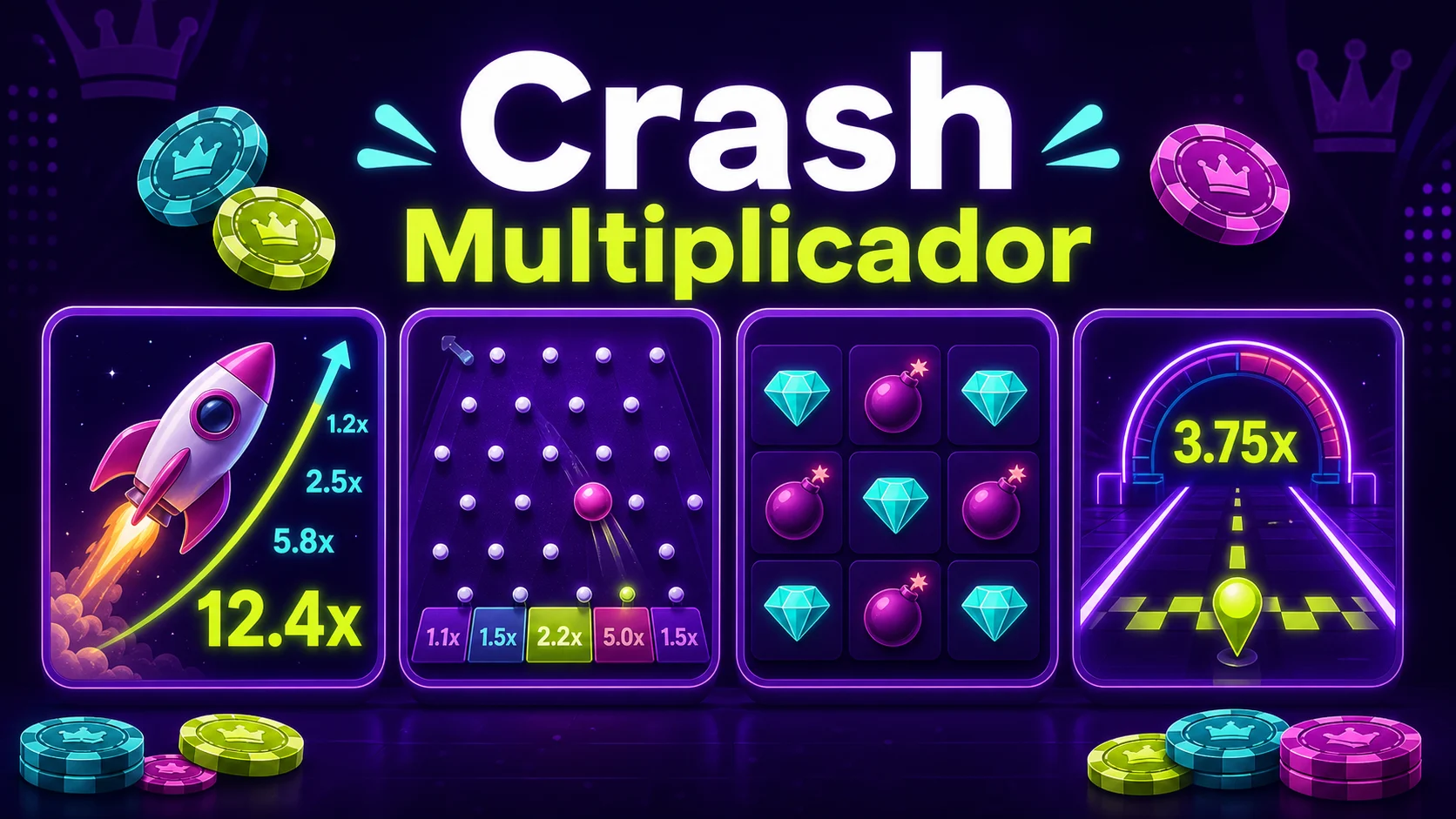 Juegos crash de Spinmama con multiplicadores, Plinko y minas
